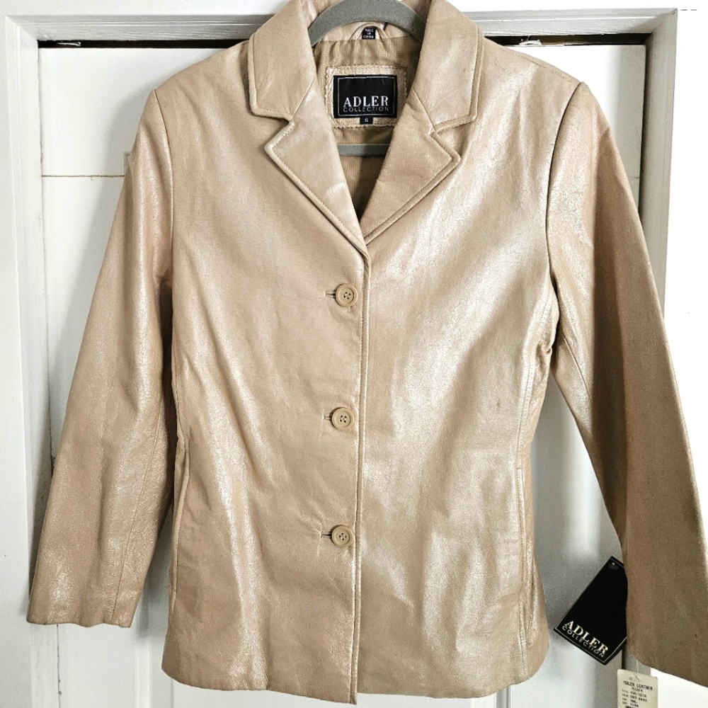 Adler Collection Genuine Leather Coat